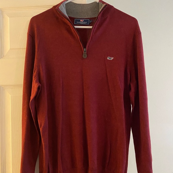 Men’s Vineyard Vines 1/4 zip pullover sweater - Picture 1 of 3